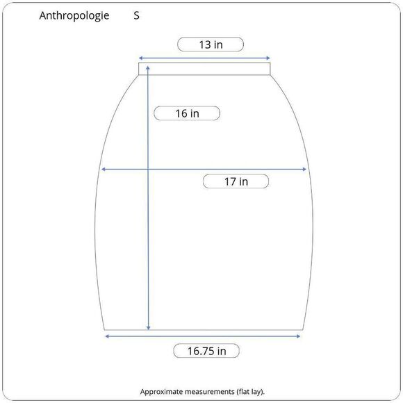 NWOT Anthropologie Winter White Crochet Skirt - Picture 3 of 3
